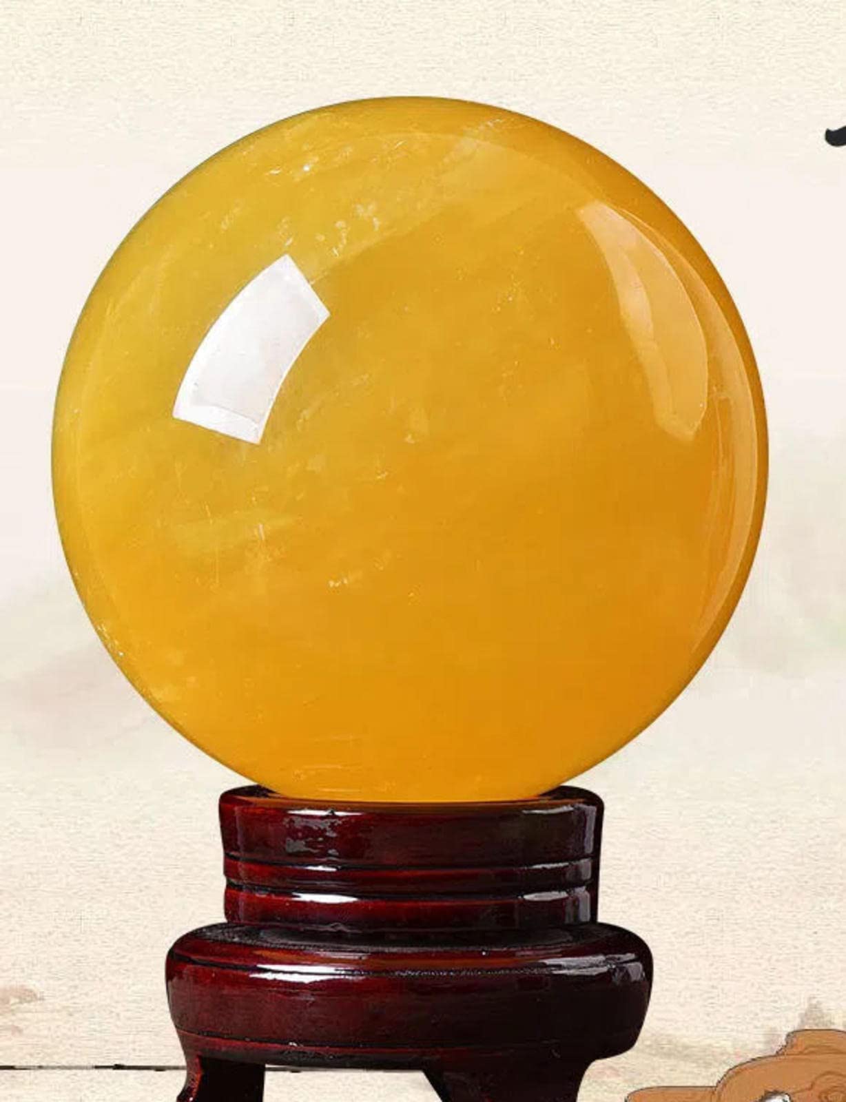 シトリン スフィア 12cm 台座付き シトリン スフィア 12cm 台座付き